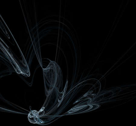 Abstract fractal art background illustration space geometry. Background consists of fractal multicolor texture and suitable for use in projects imagination, creativity and design.の写真素材