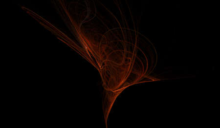 Abstract fractal art background illustration space geometry. Background consists of fractal multicolor texture and suitable for use in projects imagination, creativity and design.の写真素材