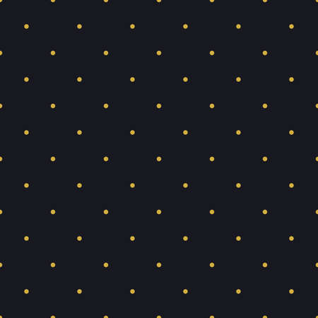 Seamless pattern, texture or background with gold polka dots on gray background for web design, desktop wallpaper, winter blog, website or invitation cardの写真素材