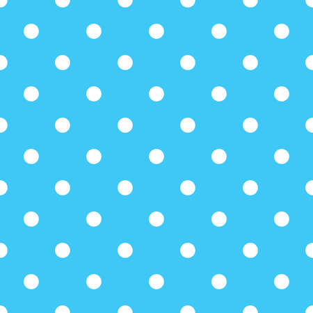 blue polka dots seamless pattern. Oktoberfest wallpaper for wrapping. Winter, snowy backgroundの写真素材