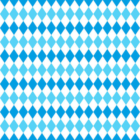 Seamless Bavarian rhombic pattern. Ideal for textiles, packaging, paper printing, simple backgrounds and textures.の写真素材