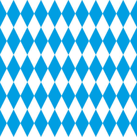 Seamless Bavarian rhombic pattern. Ideal for textiles, packaging, paper printing, simple backgrounds and textures.の写真素材