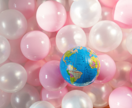 Creative layout for World Environment Day - Plastic Free.の写真素材
