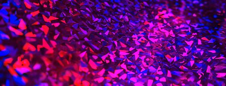 Sparkling colorful holographic foil