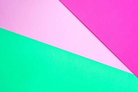 Pink, purple and green mint blue pastel paper colorの写真素材