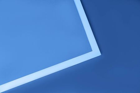 Blue 2020 inscription. Gradient colors palette. Trendy multicolor paper background from a cardboard...