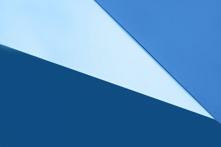Blue 2020 inscription. Gradient colors palette. Trendy multicolor paper background from a cardboard of different colors. Copy space.の写真素材