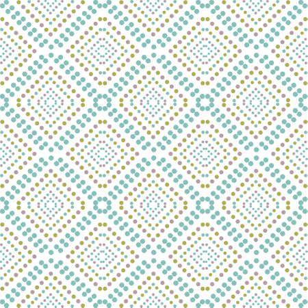 Pattern with points on white background, vector.のイラスト素材