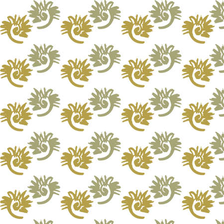 Seamless pattern with swirls.Vectorのイラスト素材