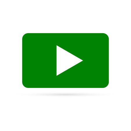 play button icon, sign, pictogram, vector illustrationのイラスト素材