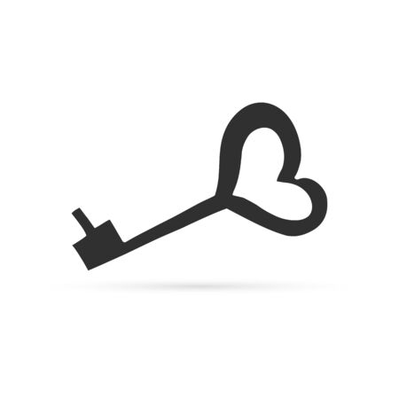 doodle key icon isolated, kids hand drawing art, sign for web site,  app, Ul, vector illustrationのイラスト素材