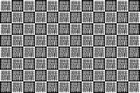 abstraction outline background, line template, seamless pattern, vector stock illustration