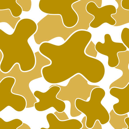 Abstract circle blots seamless pattern.のイラスト素材