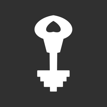 Doodle key icon. Hand drawn art line. Sketch vector stock illustration.のイラスト素材