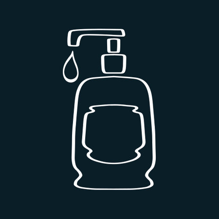 Doodle cream or soap icon. Sketch Vector stock illustration. EPS 10のイラスト素材