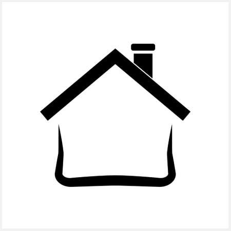 House isolated.  vector stock illustration. EPS 10のイラスト素材