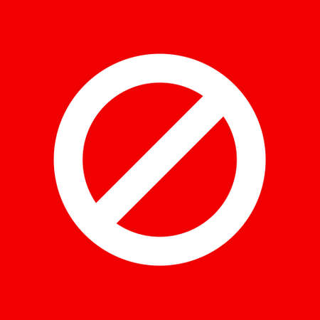 Stop sign icon. Stencil Vector stock illustration. EPS 10のイラスト素材