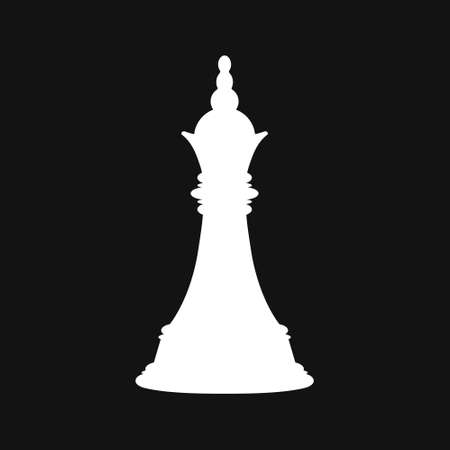 Chess queen figure piece. tournament game.のイラスト素材
