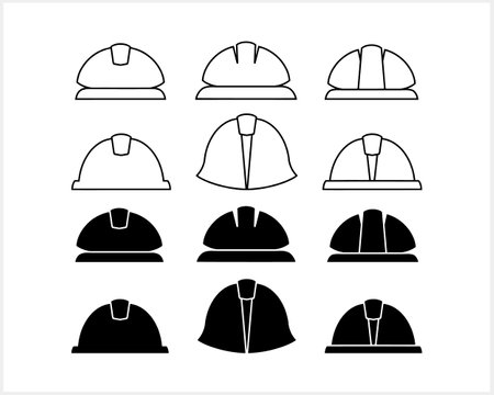 Hard hat icon Building cloth clipart Vector stock illustration EPS 10のイラスト素材