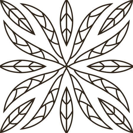 Outline seamless pattern isolated. Doodle hand drawn art. Sketch vector stock illustration. EPS 10のイラスト素材