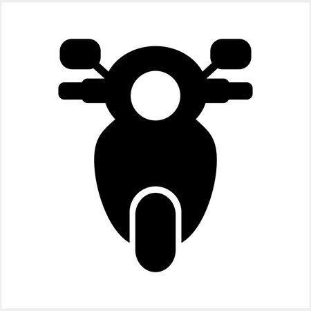 Doodle transport icon isolated. Stencil motorcycle, bicycle clipart. Vector stock illustrationのイラスト素材