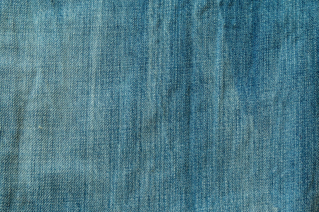 Closeup view to abstract space of blue denim textureの写真素材