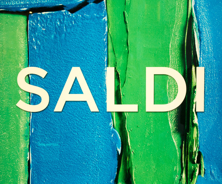 signs indicate the sales periodの写真素材