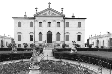 Montecchio Maggiore(Vicenza, Veneto, Italy) - Villa Cordellina Lombardi, built in 18th centuryのeditorial素材
