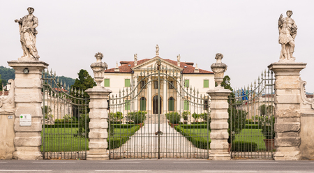Montecchio Maggiore(Vicenza, Veneto, Italy) - Villa Cordellina Lombardi, built in 18th century.のeditorial素材