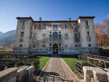 "Palazzo delle Albere" is a 16th-century villa-fortress built in Trento, currently used as an exhibition building.のeditorial素材