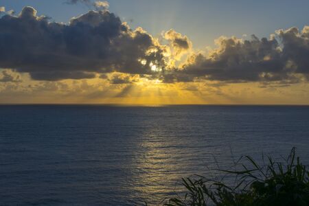 Maui Hawaii Sunrise along the road to Hanaの写真素材