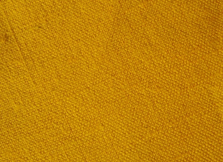 Yellow canvas textile close up の写真素材