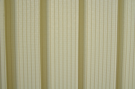Light sun blind  on sunny windowの写真素材