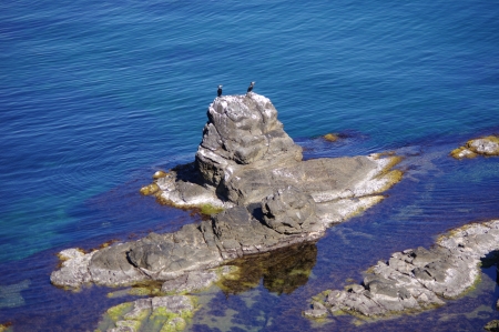 Wild coast under Sinemorets, Bulgariaの写真素材