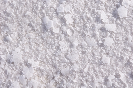 Salt crystals close up in Great Salt Lakeの写真素材