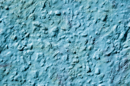 Blue and green painted wall closeupの写真素材