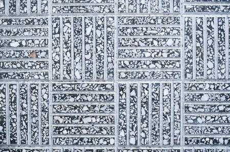 Gray decorative relief slab closeup