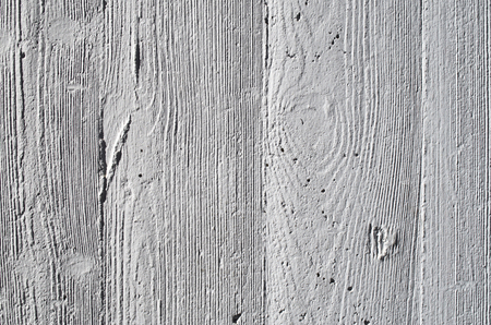 Concrete wall with footprint of wood closeupの写真素材