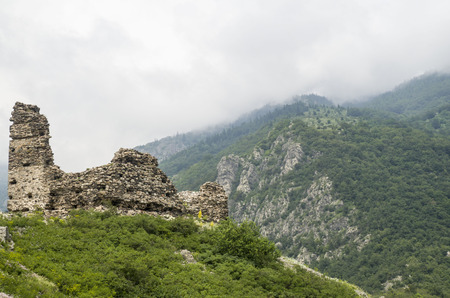 Anevo Fortress in Stara planina near Sopot , central Bulgaria, Europeの写真素材