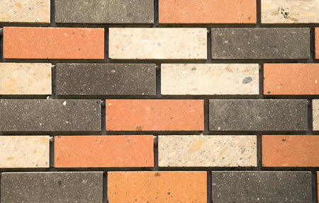 New facade with decorative tuff imitating  bricks