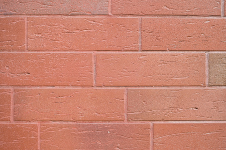 Colorful slabs cladding on wall closeupの写真素材