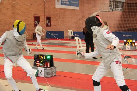 Fencing competition, foil modality
