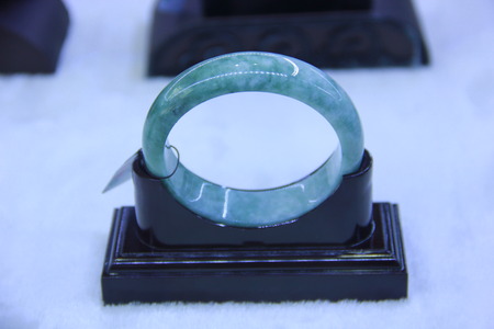 Jade braceletの写真素材