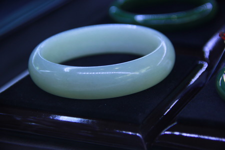 Jade braceletの写真素材