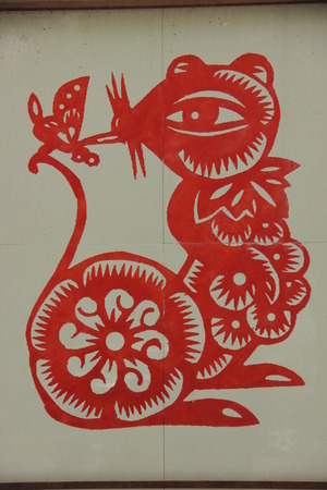 Paper cut artのeditorial素材