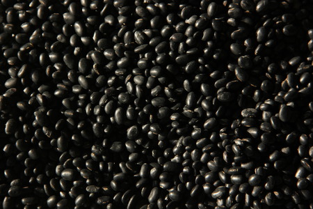 Closeup of black beans