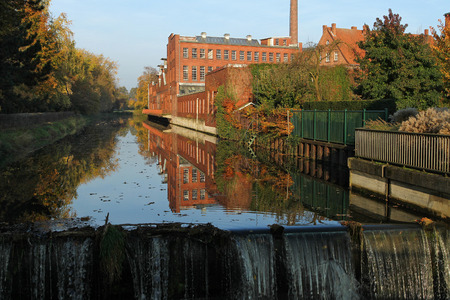 Old brick factory in Germanyの写真素材