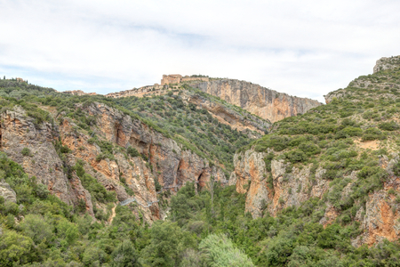 in Alquezar, Spainの写真素材