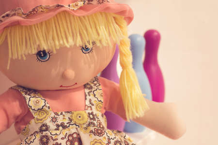 doll portrait detailの写真素材