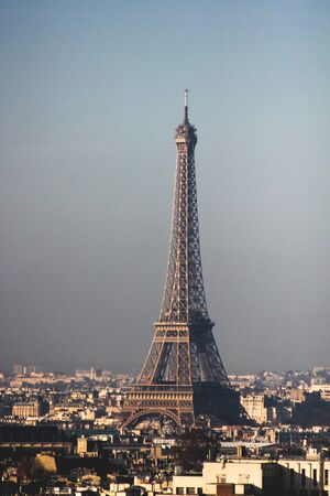 View from the towers of the Notre Dame Cathedral in Paris, France
